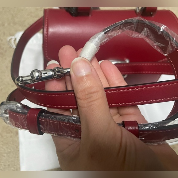 ***RARE*** Limited Edition: Coach Lunar year Dragon Ruby Red Sammy Top Handle 21 - Picture 9 of 16